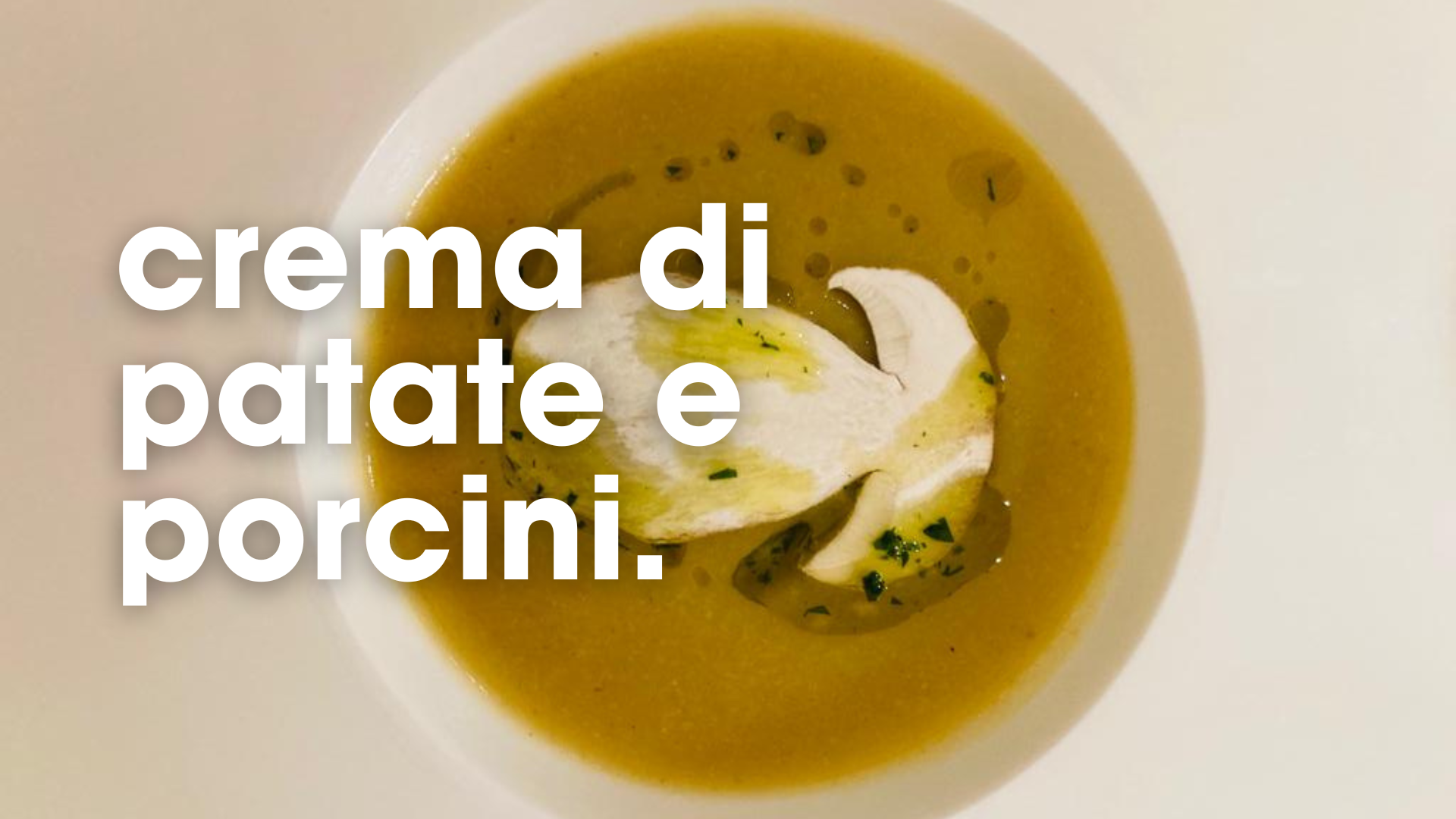 crema patate e porcini