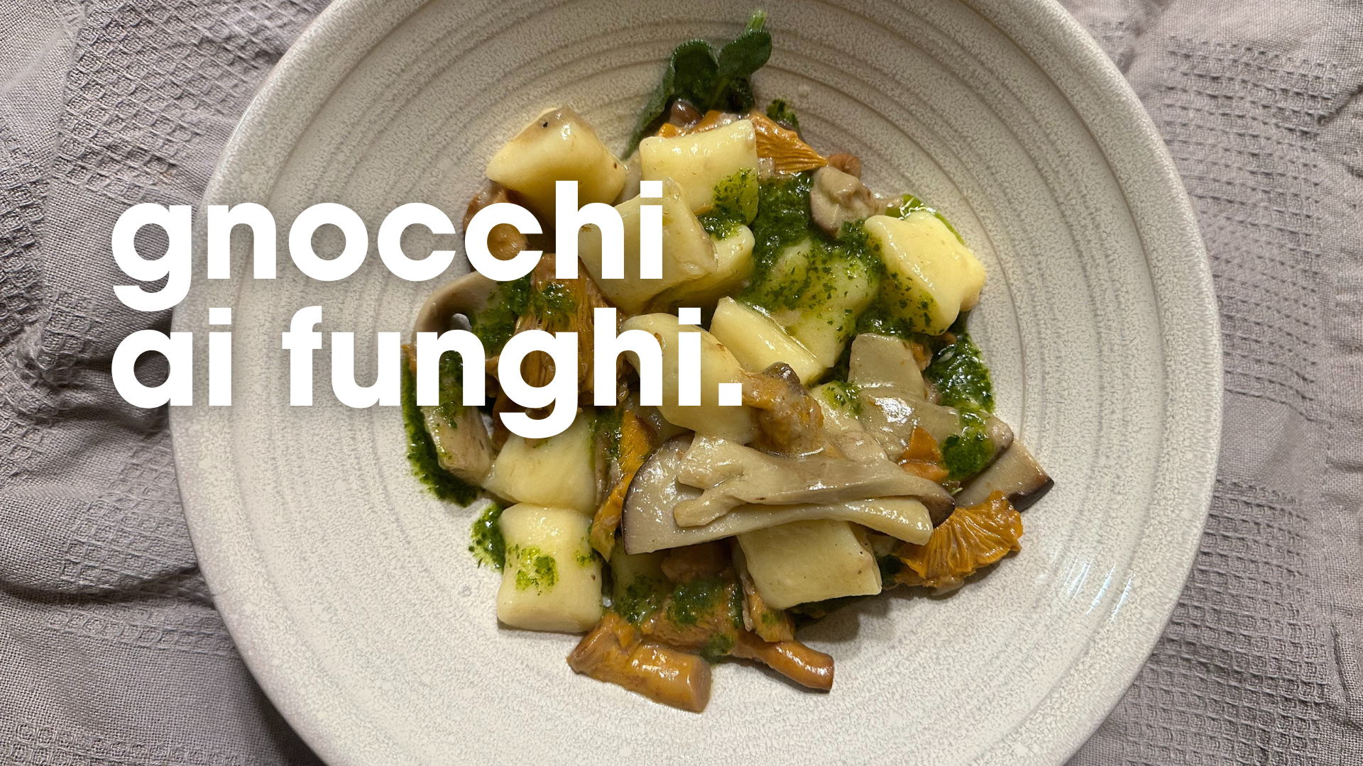 gnocchi ai funghi